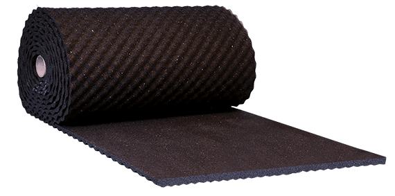 Damtec 3D vibration sound insulation rubber mat milton technologies hotel office noise
