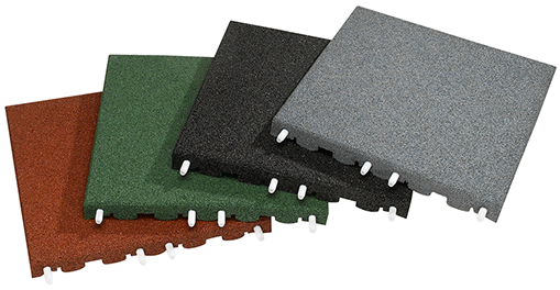 EUROFLEX® Impact Protection Slab safety recycled rubber playground flooring